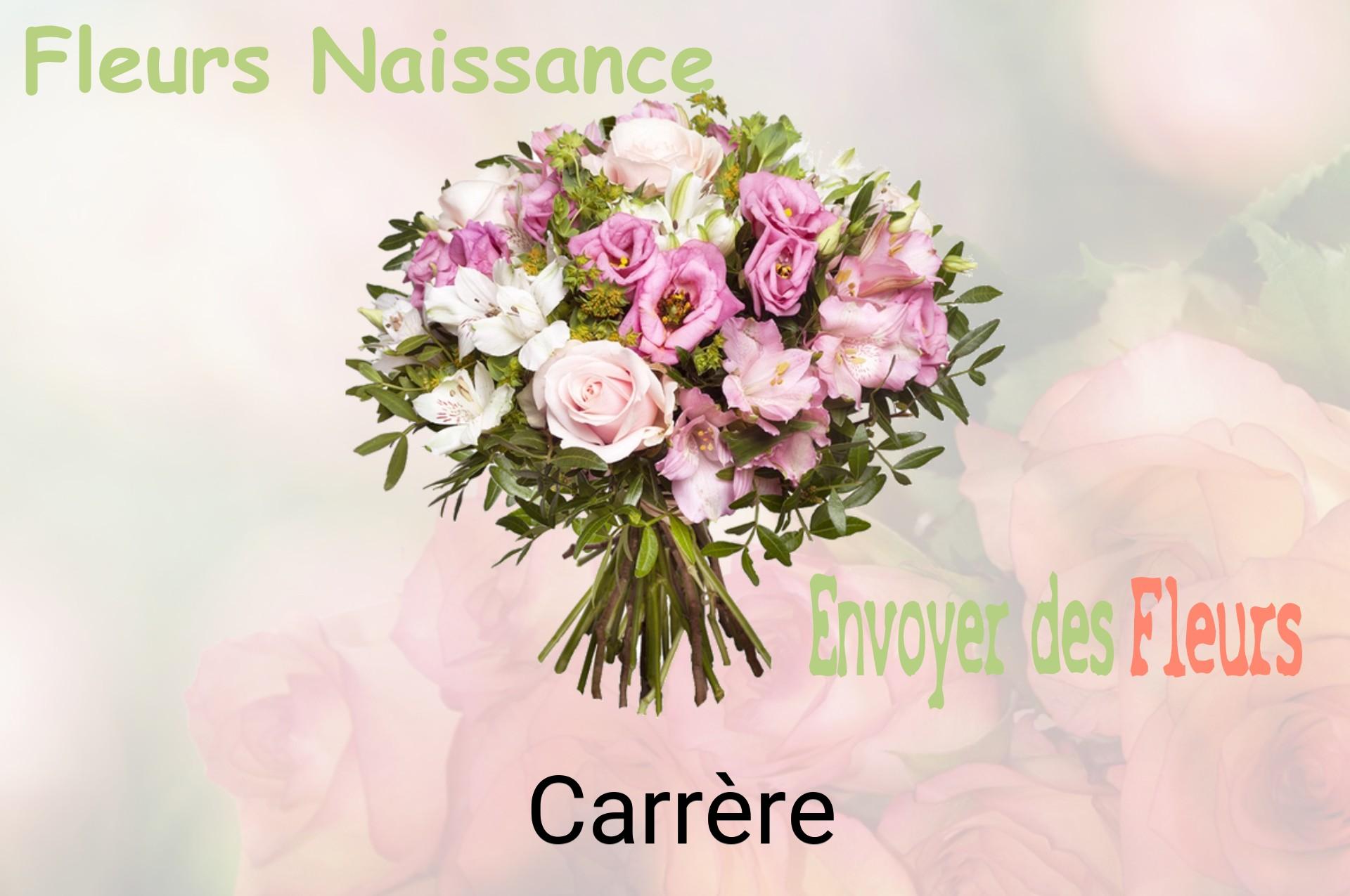 Bouquet de fleurs de naissance livré à Carrère